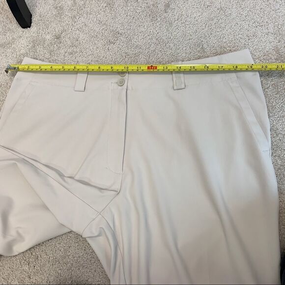 NIKE Golf Cream beige pants Sz 14 Fit Dry tennis hiking outdoors NWOT - Picture 7 of 11